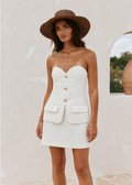 Luxia Dress | Wit