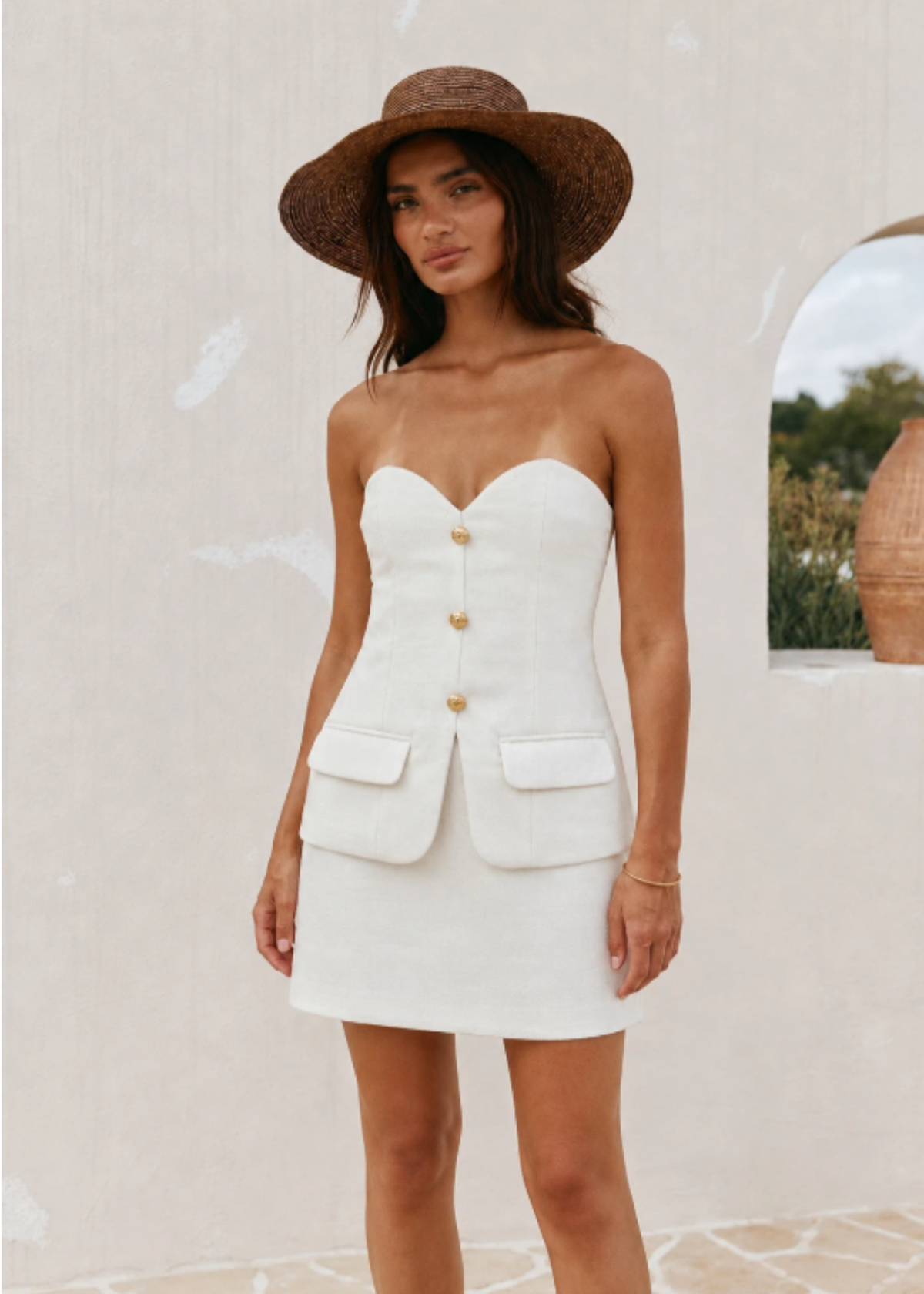 Luxia Dress | Wit